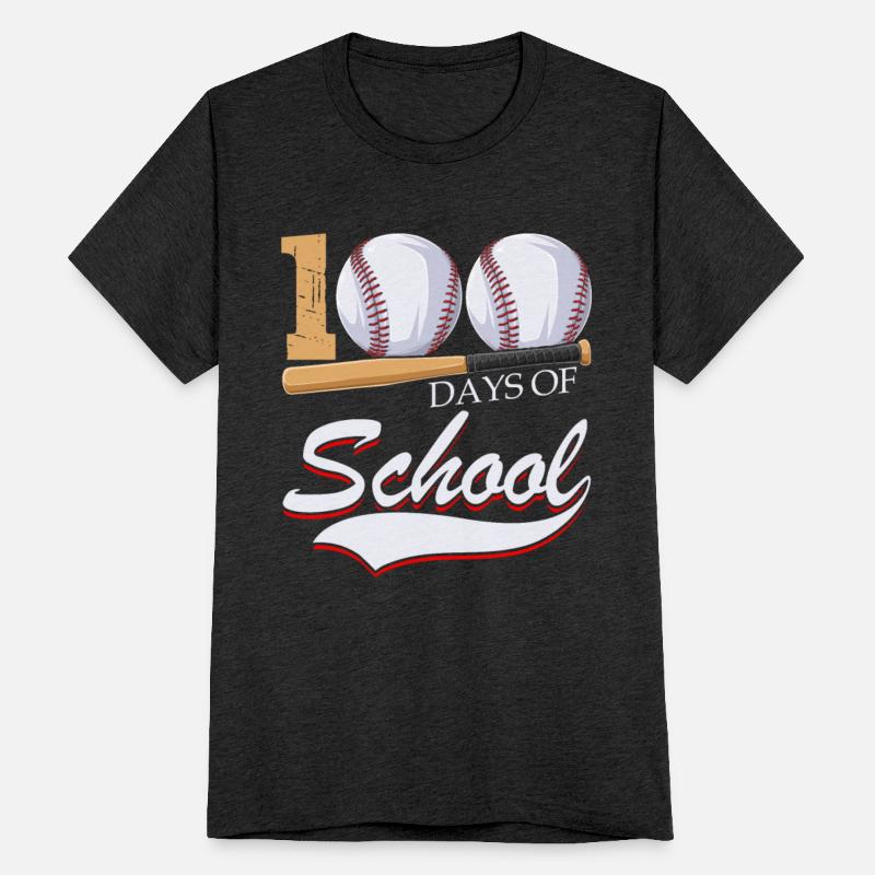 100 Days Of School Sports Game Baseball Player