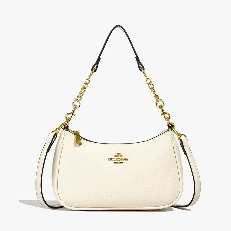 Underarm Bag Fashionable New Trendy Crossbody Shoulder Bag with Double Straps, PU Leather Texture, Women's Handbag