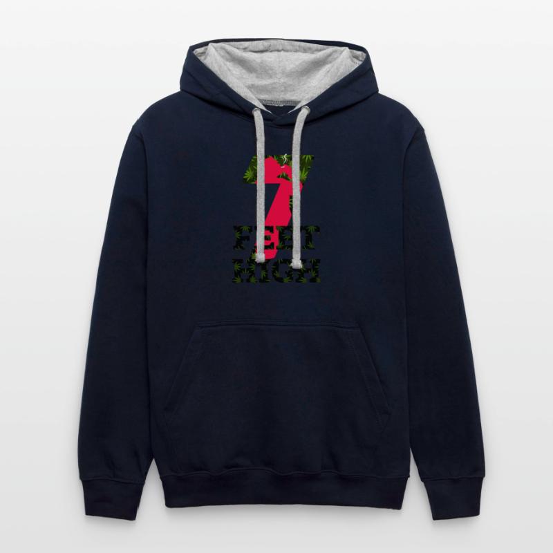 7 Feet High Logo Black ALPHA 01