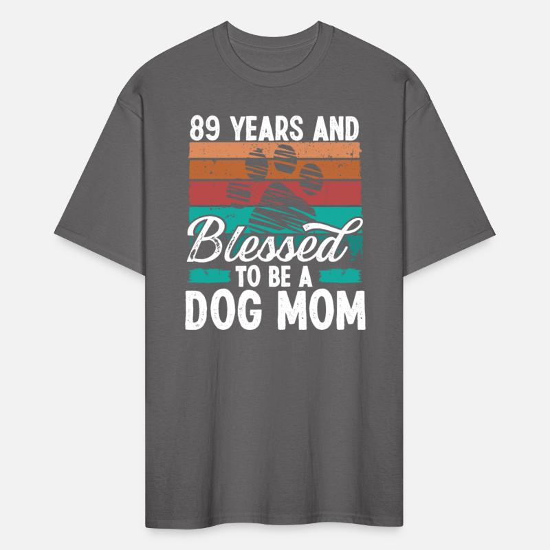 89 Year Old Dog Mom 89 Birthday Retro Dog Mother