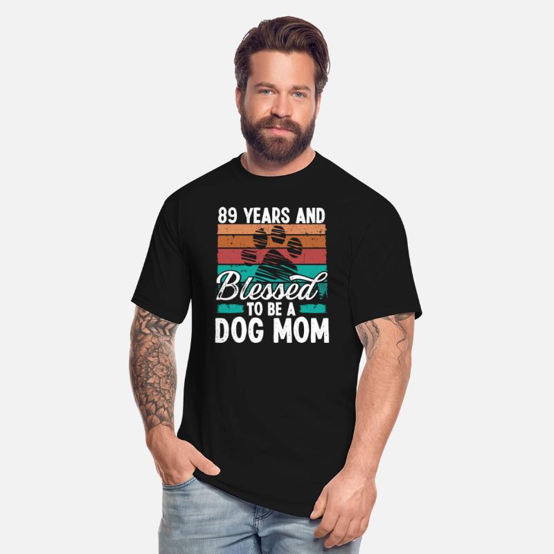 89 Year Old Dog Mom 89 Birthday Retro Dog Mother