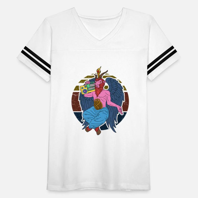 90s Hip Hop Retro Satanism Hail Satan Baphomet