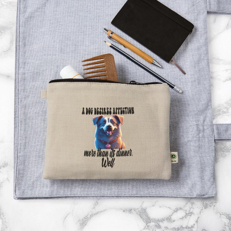 A dog desires affection more than its dinner. Well