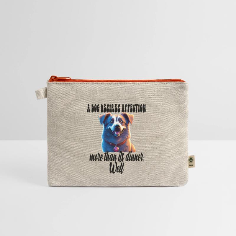 A dog desires affection more than its dinner. Well