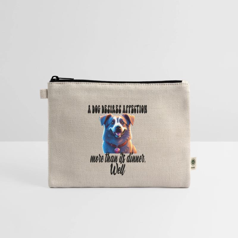 A dog desires affection more than its dinner. Well