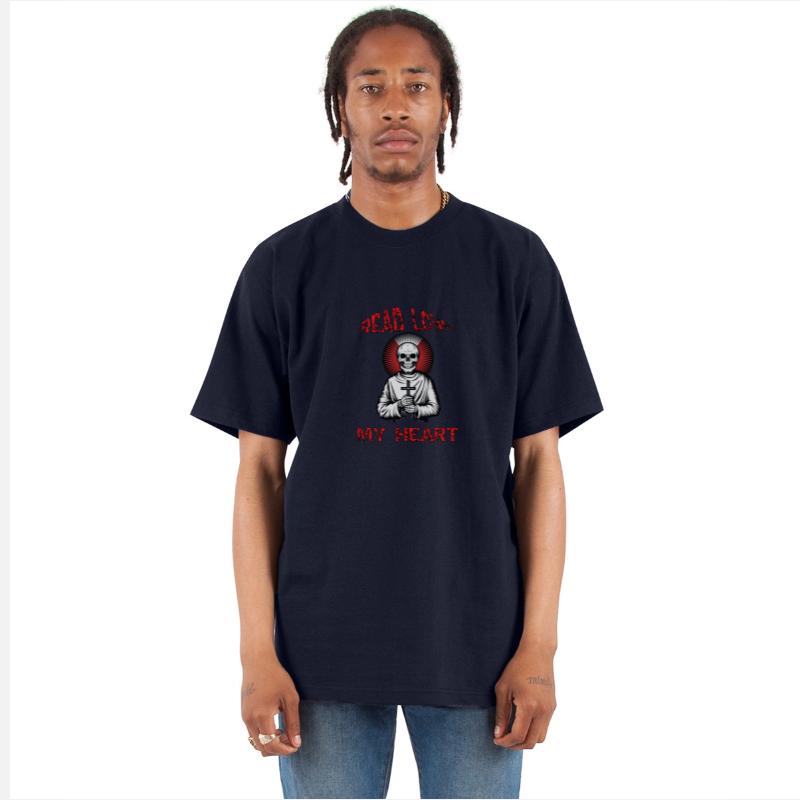 a skull wearing a robe holding a cross T Shirt 2