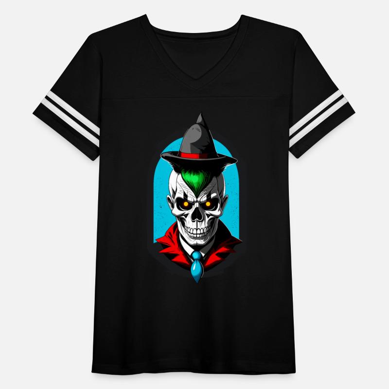 A student of magic with skull and pointed hat