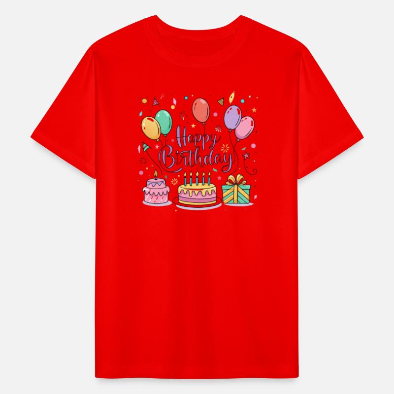 a vector illustration for a "Happy Birthday" greet