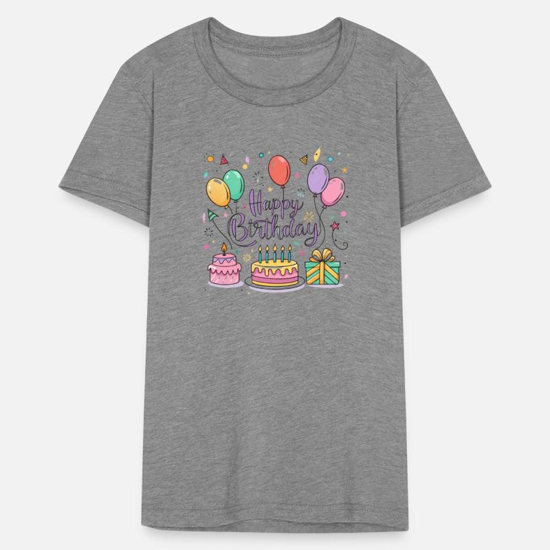 a vector illustration for a "Happy Birthday" greet