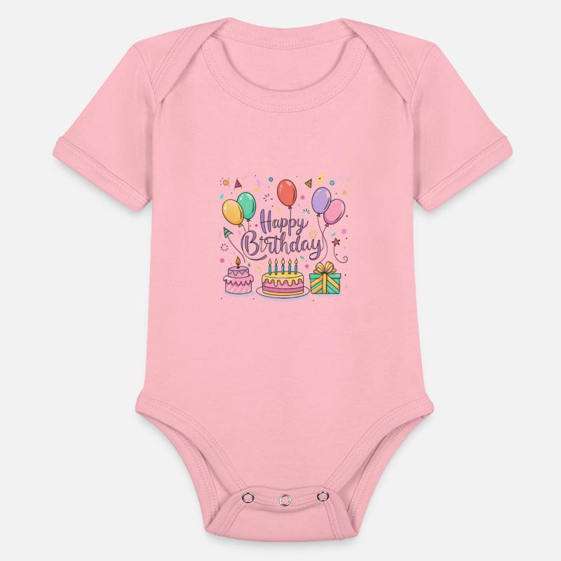 a vector illustration for a "Happy Birthday" greet