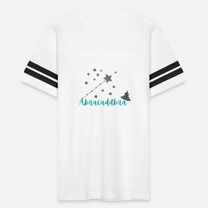 Abracadabra word design with a stick and Hat