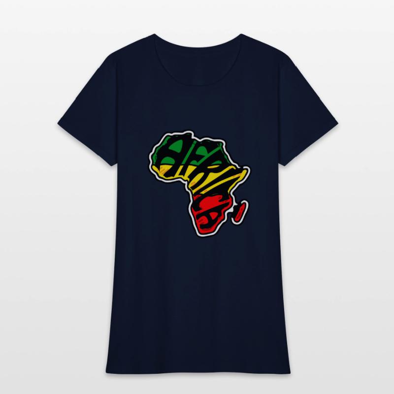 Africa green yellow red African map continent 2023