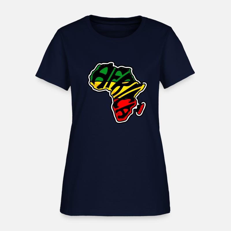 Africa green yellow red African map continent 2023