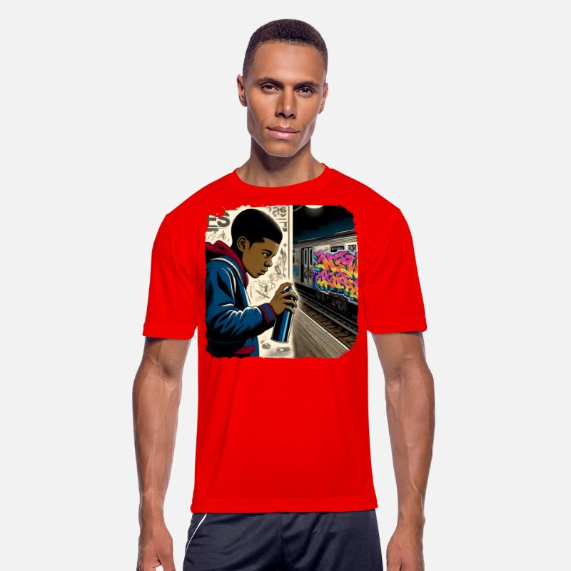 AI Teen in Underground Subway Layup -Masked Border