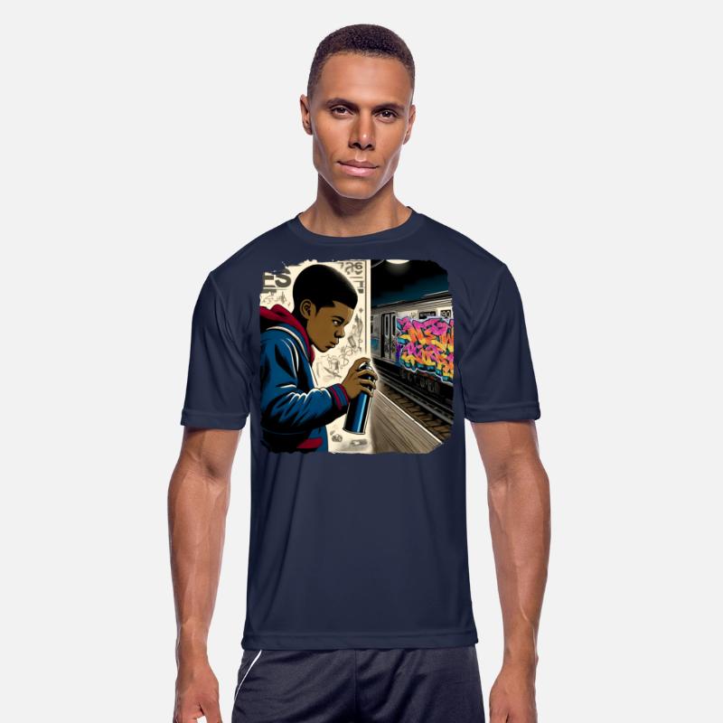 AI Teen in Underground Subway Layup -Masked Border