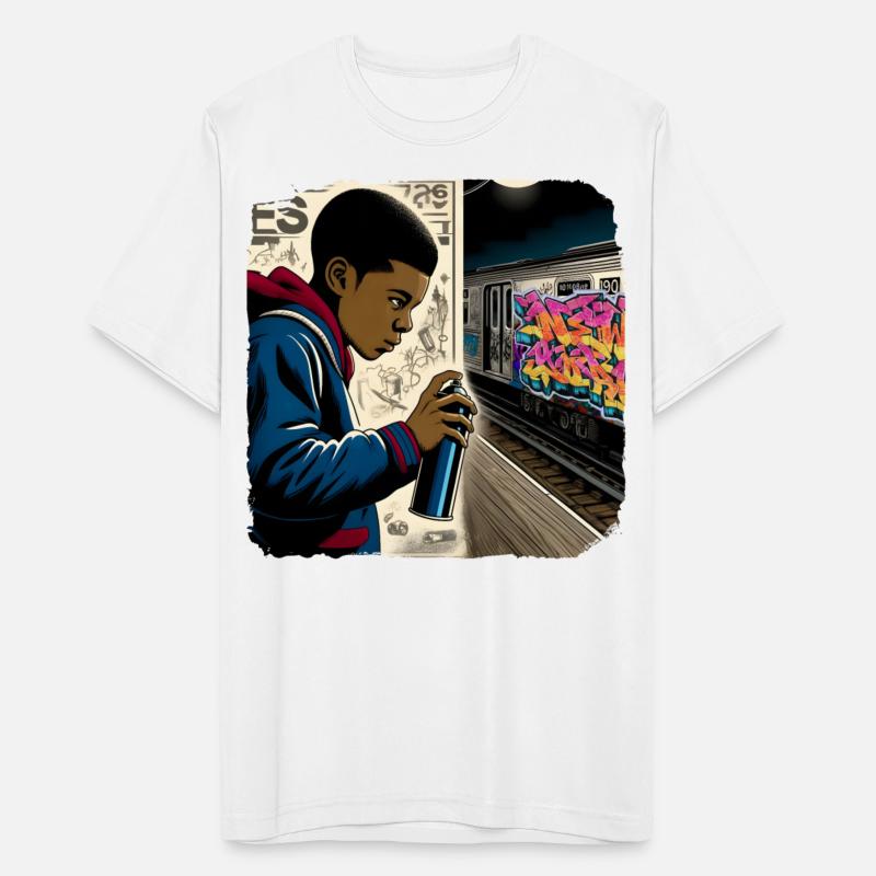 AI Teen in Underground Subway Layup -Masked Border