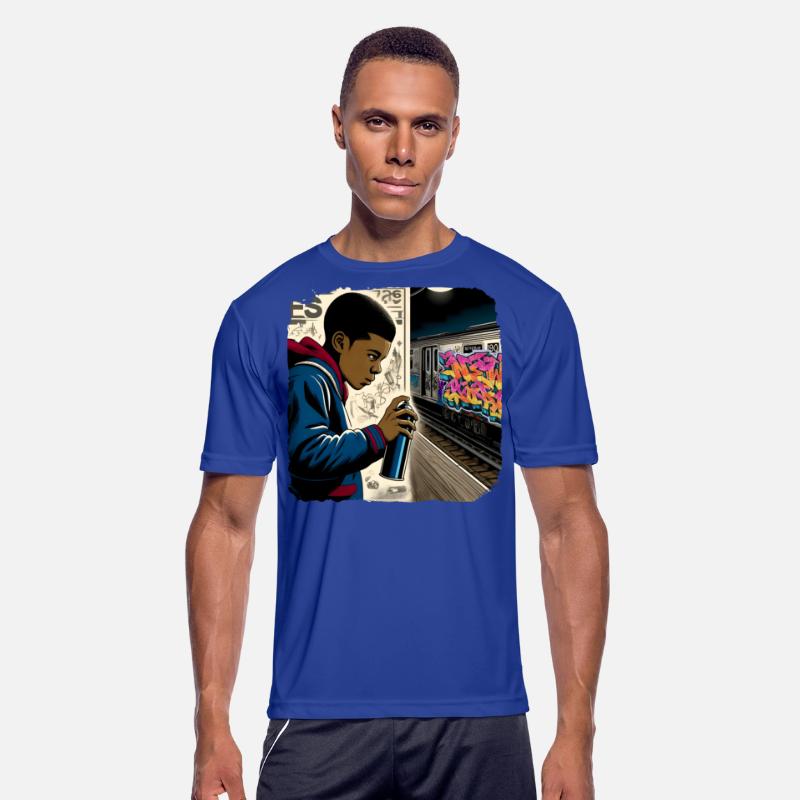 AI Teen in Underground Subway Layup -Masked Border