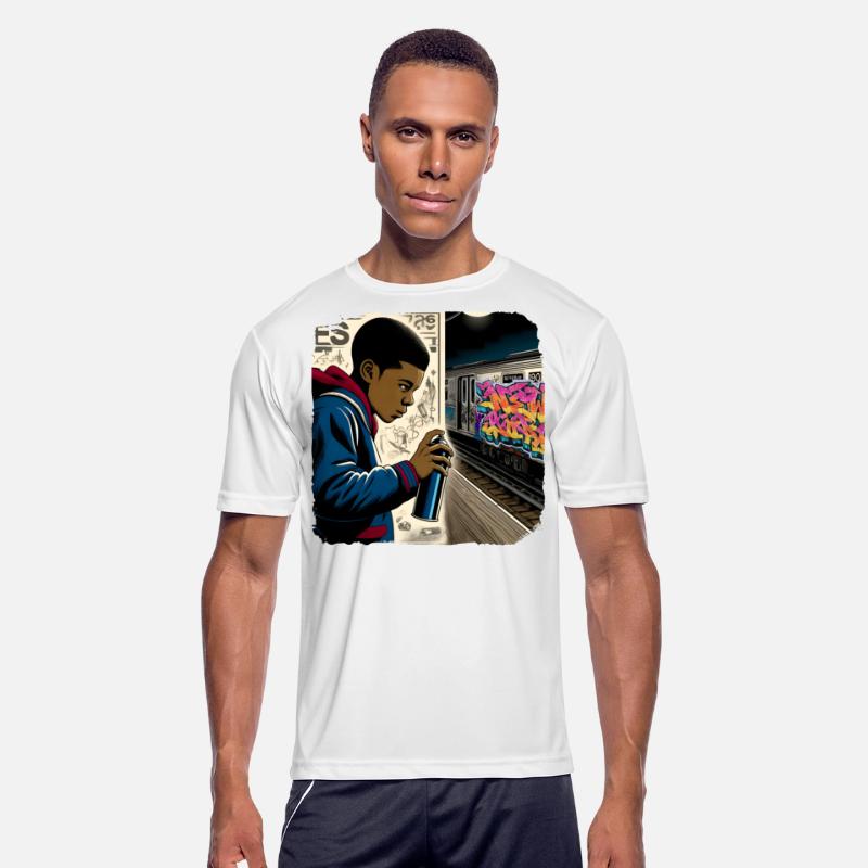 AI Teen in Underground Subway Layup -Masked Border