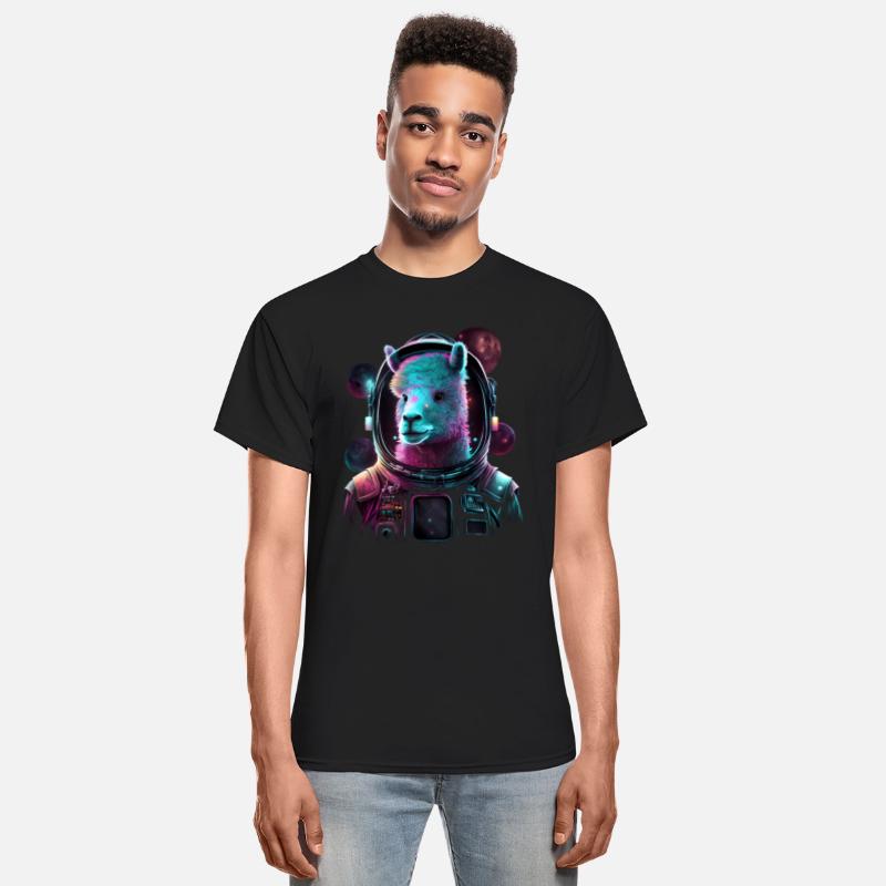 Alpaca Llama Astronaut Outer Space Cosmic Galaxy