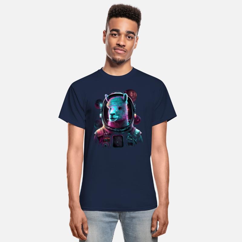 Alpaca Llama Astronaut Outer Space Cosmic Galaxy
