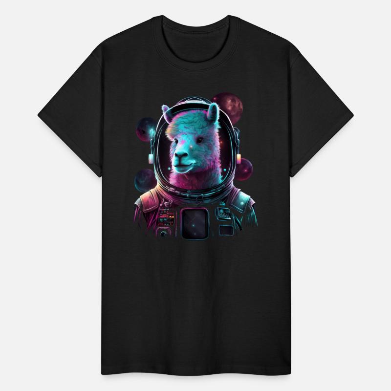 Alpaca Llama Astronaut Outer Space Cosmic Galaxy
