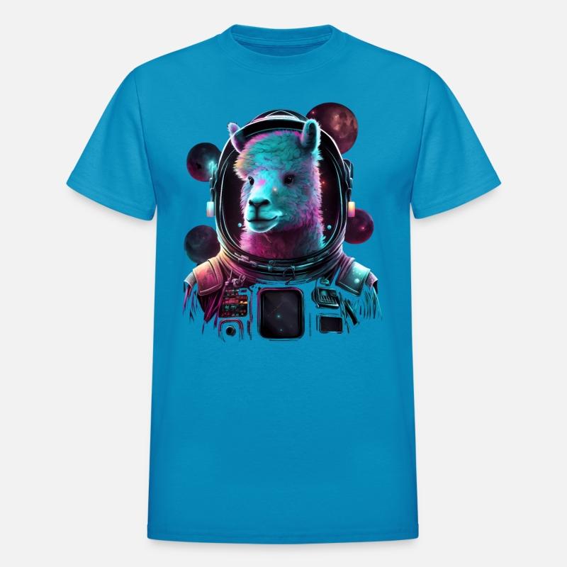 Alpaca Llama Astronaut Outer Space Cosmic Galaxy