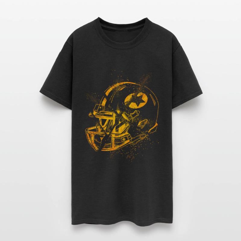 American Football Helmet Grunge Splash USA Sport