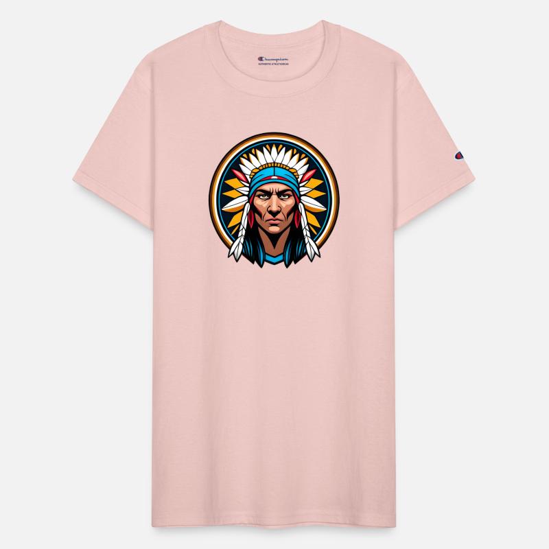 American Indian Printed T-shirt