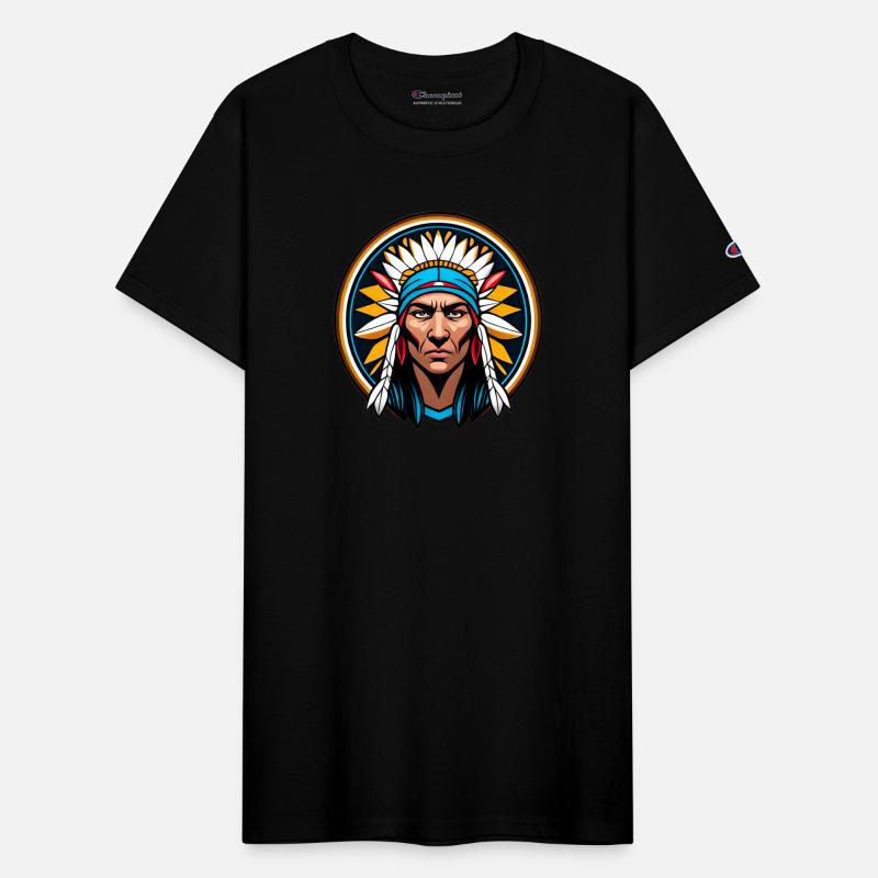 American Indian Printed T-shirt
