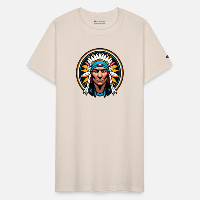 American Indian Printed T-shirt