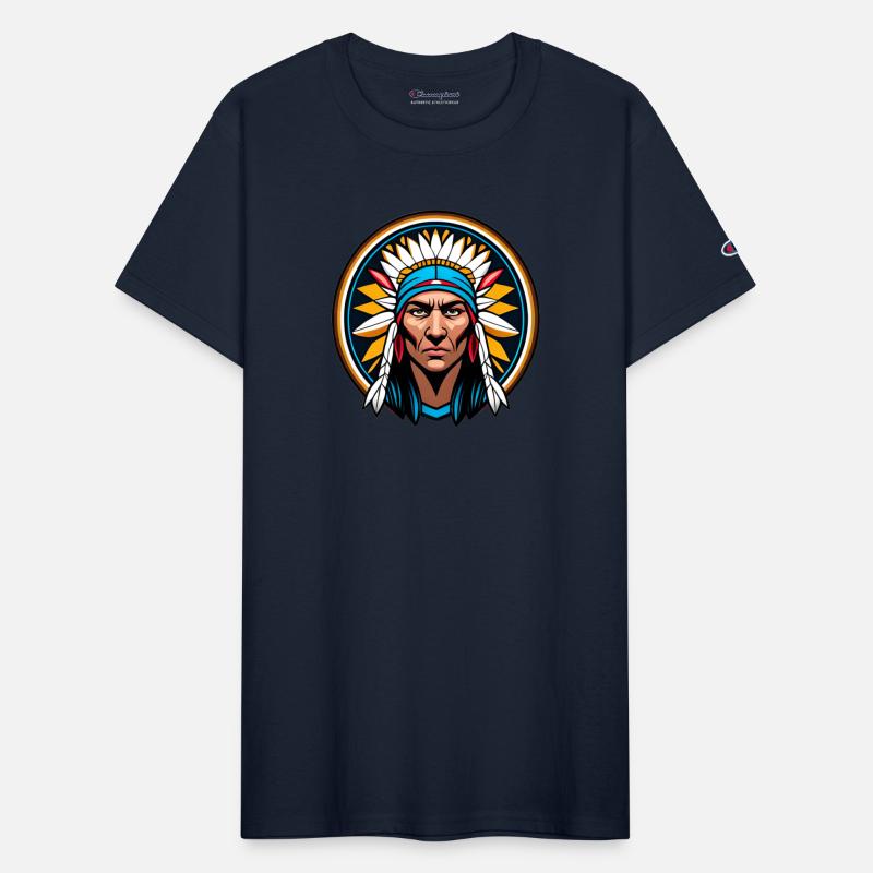 American Indian Printed T-shirt