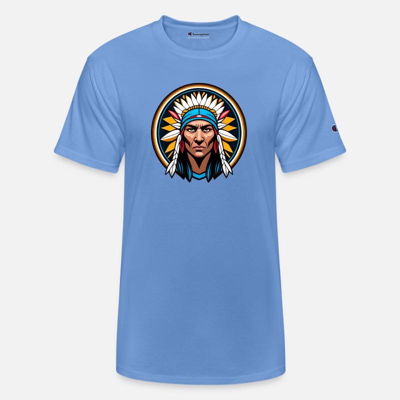 American Indian Printed T-shirt