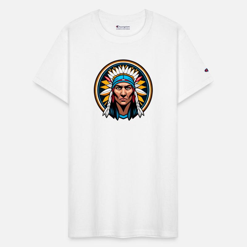 American Indian Printed T-shirt