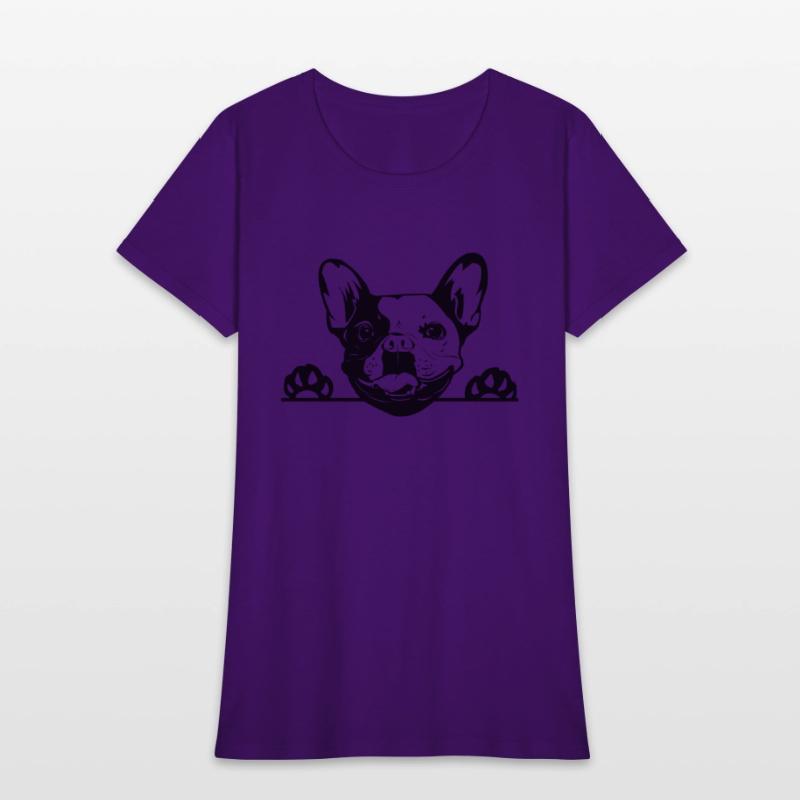 Animal Dog French Bulldog 5tg6y Peeking