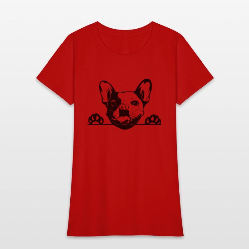 Animal Dog French Bulldog 5tg6y Peeking