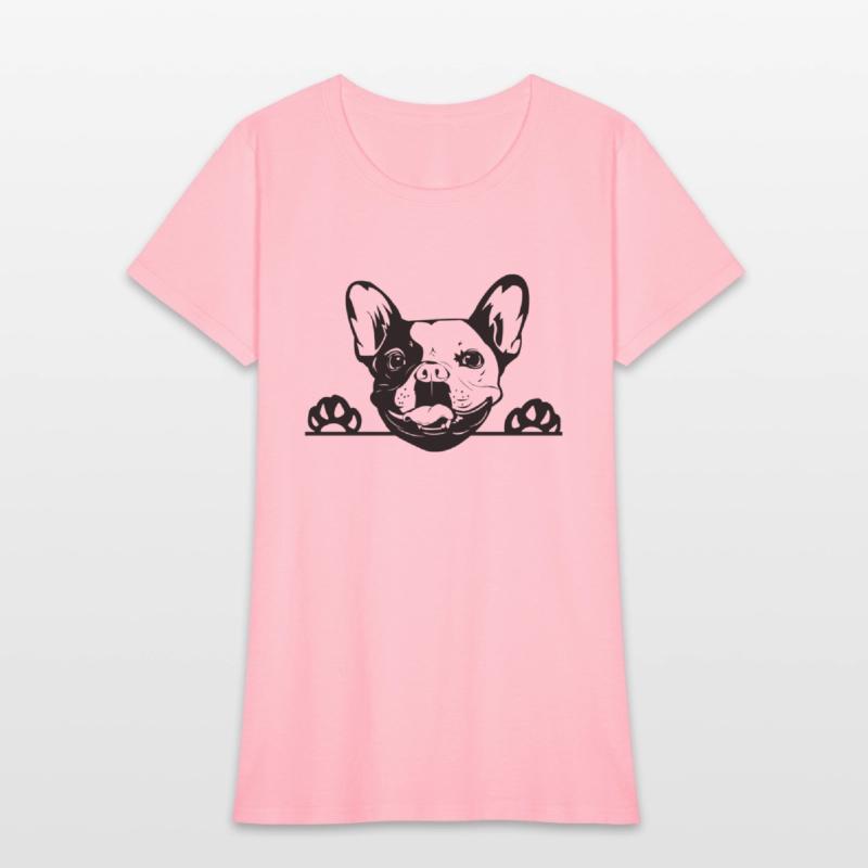 Animal Dog French Bulldog 5tg6y Peeking