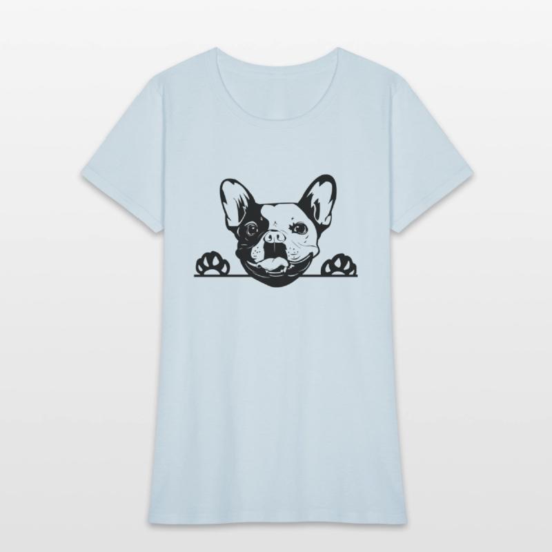Animal Dog French Bulldog 5tg6y Peeking