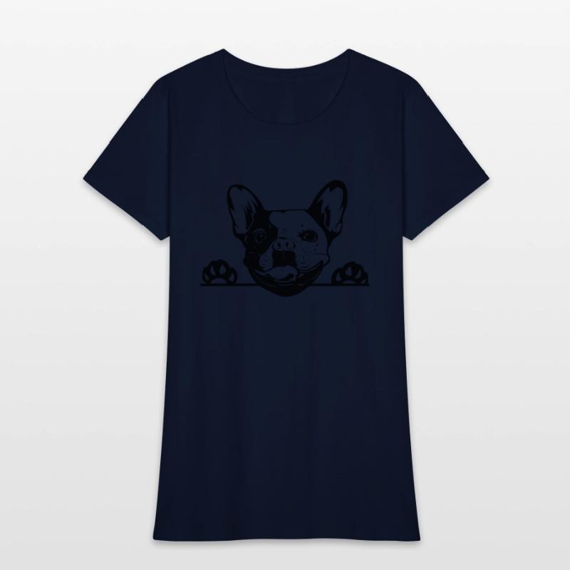 Animal Dog French Bulldog 5tg6y Peeking