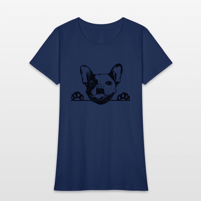 Animal Dog French Bulldog 5tg6y Peeking