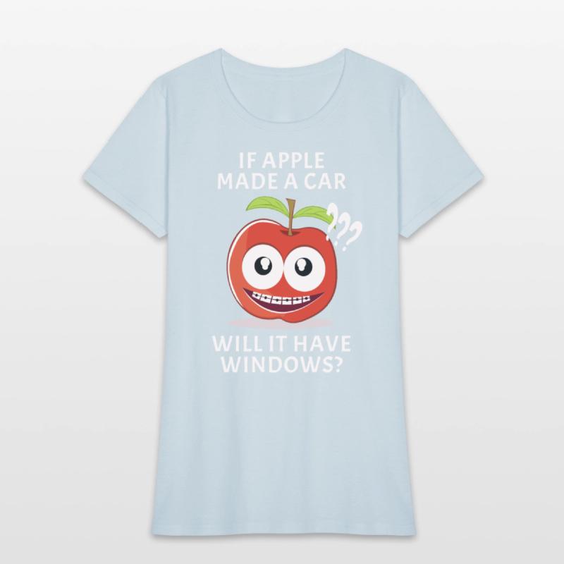 Apple saying vegan joke funny