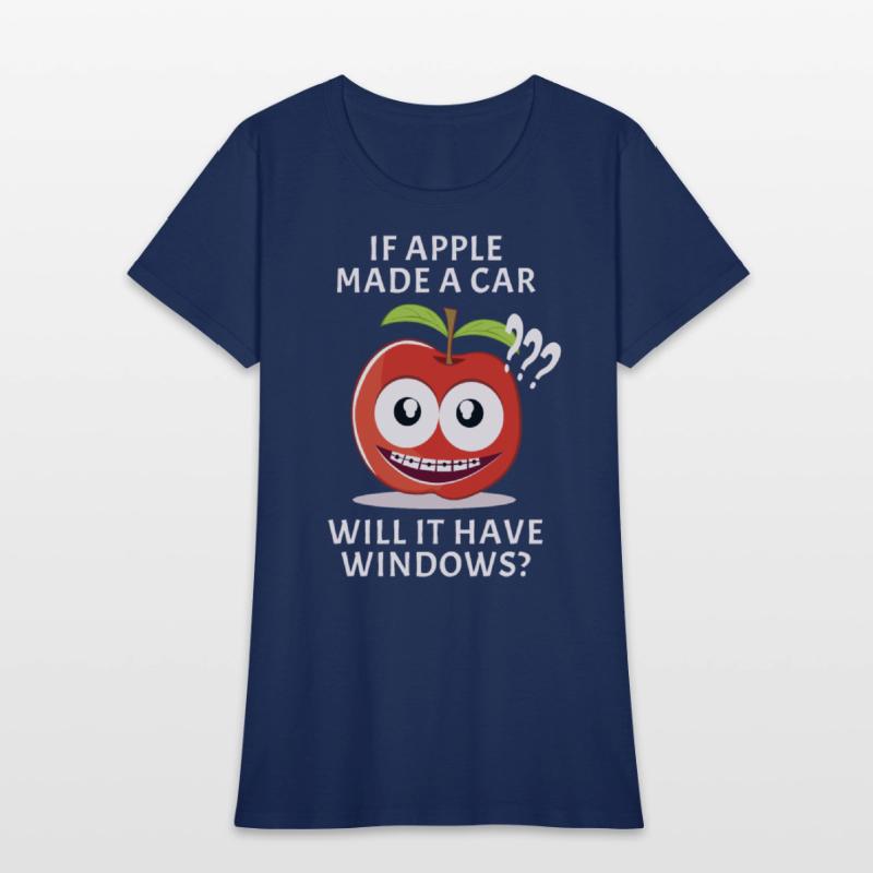 Apple saying vegan joke funny