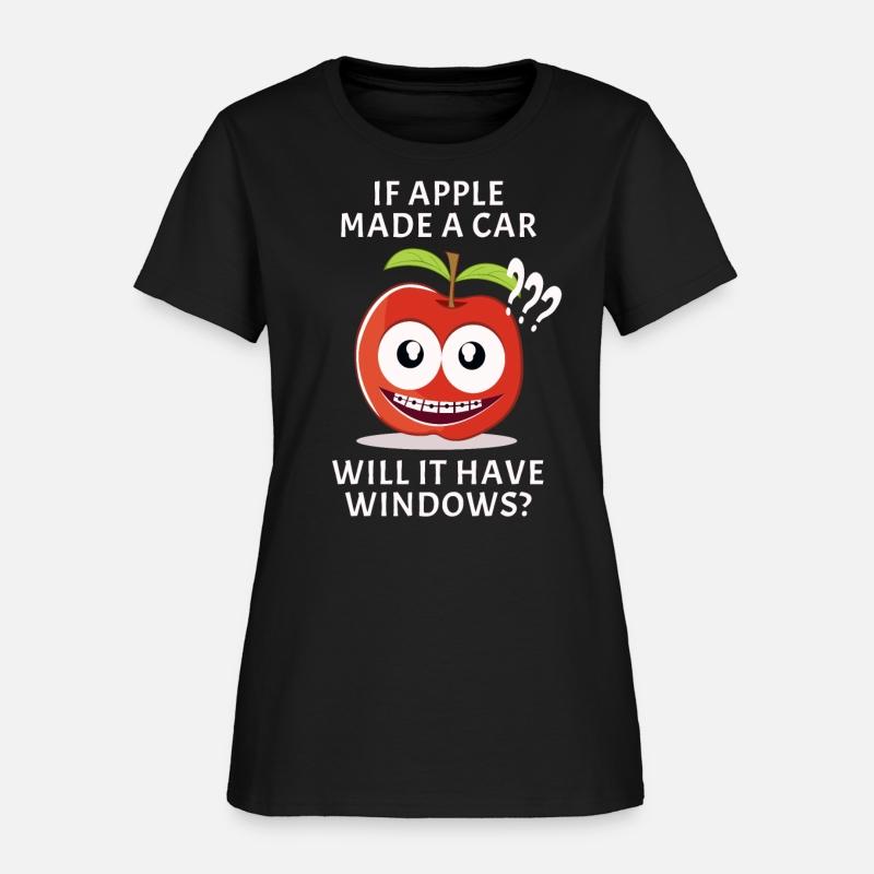 Apple saying vegan joke funny