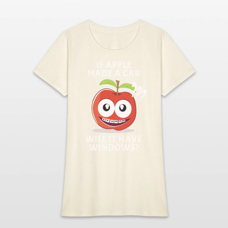 Apple saying vegan joke funny