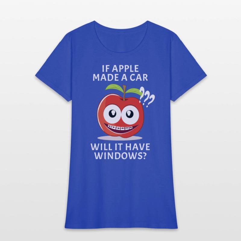 Apple saying vegan joke funny