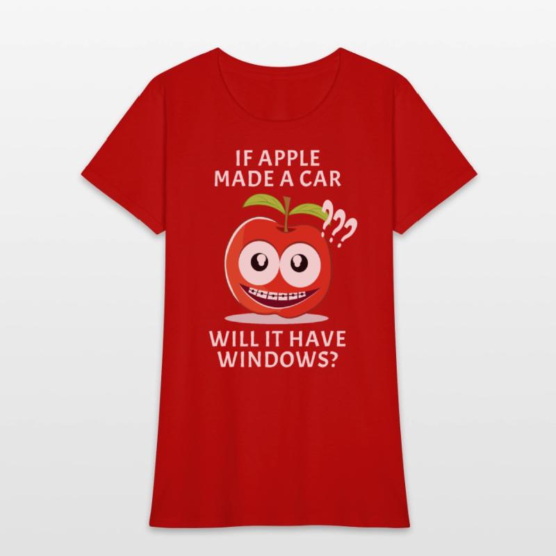 Apple saying vegan joke funny