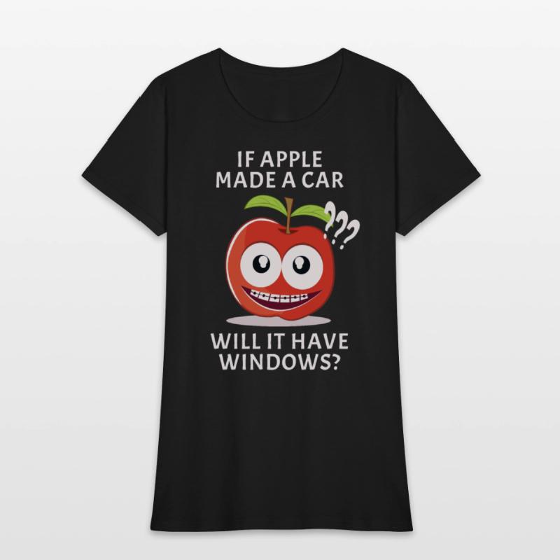 Apple saying vegan joke funny