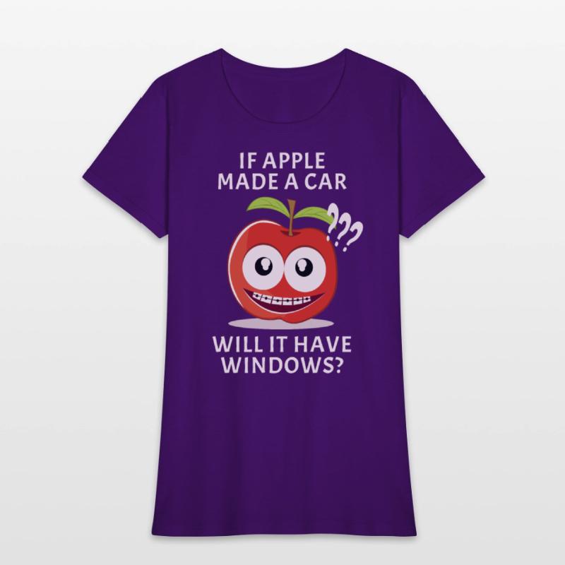 Apple saying vegan joke funny