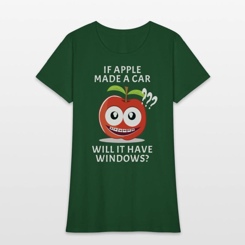 Apple saying vegan joke funny