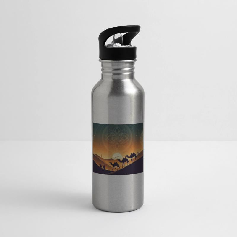 Arabic-Inspired Desert Camel Nightscape