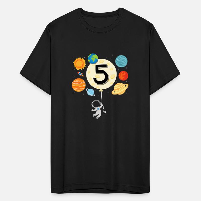 Astronaut Balloon Planets 5th Birthday Space 5 Yea
